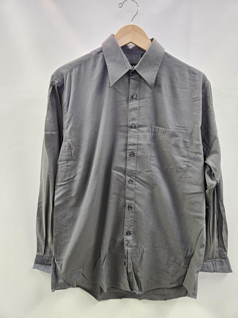 Perry Ellis Portfolio Shirt Mens 16 34/35 Gray Long Sleeve Dress Shirt